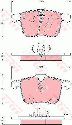 TRW Front Brake Pad Set for Vauxhall Vectra CDTi Y30DT 3.0 Jun 2003 to Jun 2005