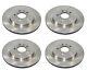 Vauxhall Vectra C 3.0 Cdti + 3.2 Gsi 02-09 Front And Rear Brake Discs Set New