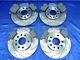 Vauxhall Vectra C Sri Cdti 150 Front And Rear Dimpled Grooved Brake Discs & Pads