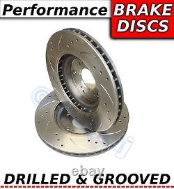 VAUXHALL Vectra 1.9 CDTi 1/04-04 285mm Drilled & Grooved Sport FRONT Brake Discs