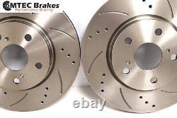 Vauxhall Vectra 1.9 CDTi 04-04 Front Rear Brake Discs & Pads Drilled Grooved