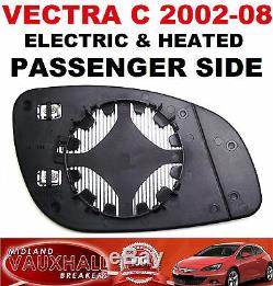 Vauxhall Vectra C Electric Heated Wing Mirror Glass Passenger Near Side Cdti Sxi