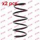 X2 Pcs Front Coil Springs Set Rh3528 Kyb I